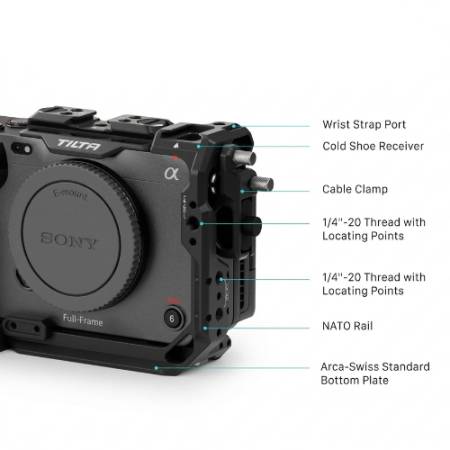 Tilta TA-T16-C-B (Pro Kit) - zestaw z klatką do Sony FX3 i FX30 - szczegóły